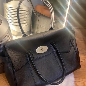 Mulberry Bayswater in Black Leather